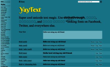yaytext facebook|yay text generator tool.